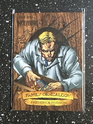2023 Fleer Ultra Wolverine Frederick Hudson Family Genealogy Insert FG-6