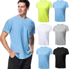 Men's Rashguard Swim Shirt Short Sleeve UPF 50 SPF Protection Shirt Quick Dry