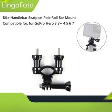 Bike Bicycle Handlebar Seatpost Pole Roll Bar Mount for GoPro HERO 3 4 5 Camera