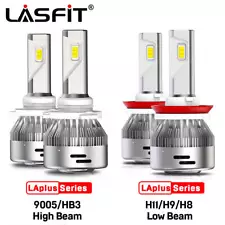 Lasfit H11 / 9005 LED Headlight Bulbs Kit High Beam or Low Beam 60W 6000LM White