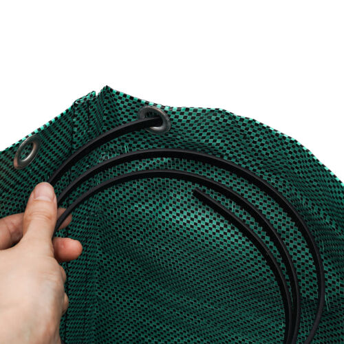 Paquete de 3 bolsas de residuos de jardín reutilizables de 72 galones contenedor de residuos bolsas de residuos de patio - Imagen 18 de 21