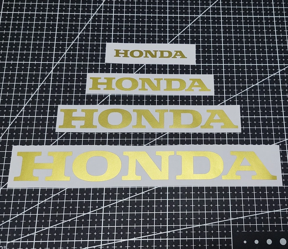 2 x HONDA  Motorbike - Vinyl Decal Sticker ( MULTIPLE SIZES and  COLOURS ) - Image 2 of 3