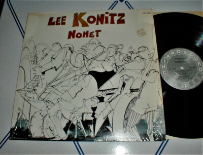 LEE KONITZ Original 1977 ''Lee Konitz Nonet'' LP SAX SHRINK Chiaroscuro VG++/NM