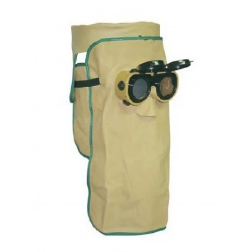 TRAFIMET Leather Welding Monkey Mask with Shade 10 Lens