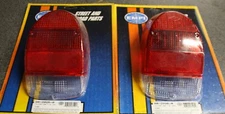 71-72 VW super beetle bug stock style tail light lens red white, left & right
