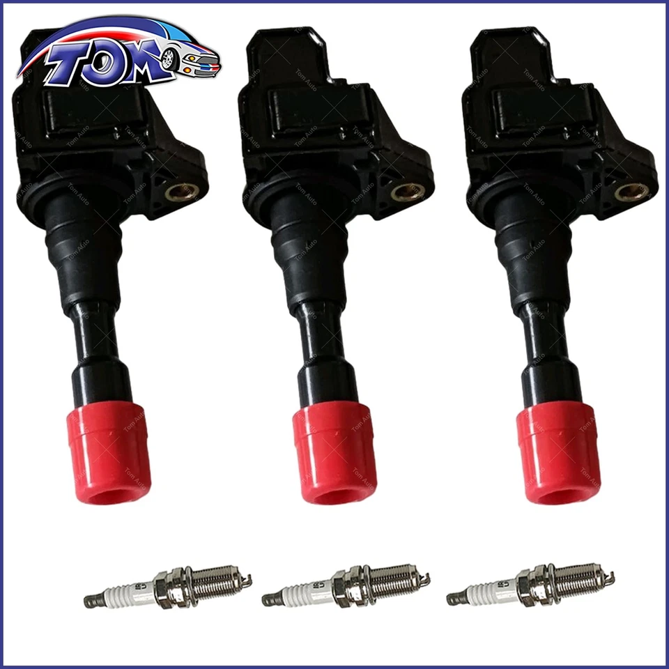 Bobina de encendido y bujía de iridio Denso de 3 piezas para Honda Insight UF257 2000-2006 Foto 4 de 4