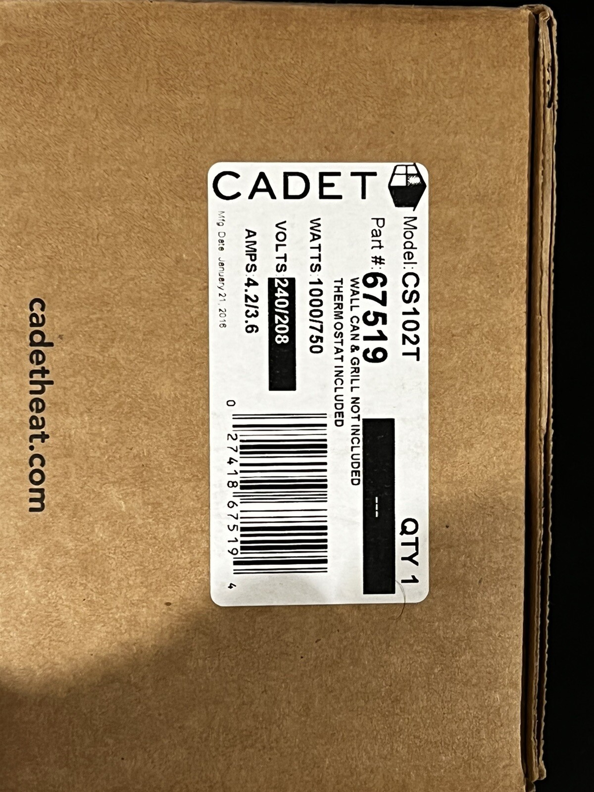 Cadet CS102T | eBay