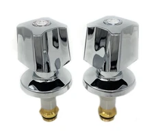 Durable Brass 2-Handle Tub/Shower Trim Kit Compatible with Kohler, Chrome