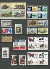 1970 Complete US Commemorative Stamp Set SC# 1387-92, 1405-22 MINT NH