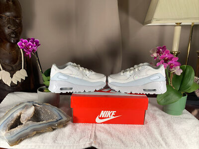 Nike Air Max 90 Toddler Kids Athletic Shoes White LightBlue NEW+