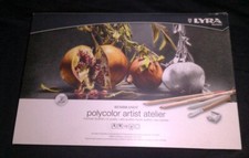 Lyra Rembrandt Polycolor Artist Pencils Set of 100 Accessories in Wooden Box