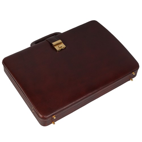 ACEKING FUL GRAIN LEATHER BRIEFCASE ATTACHE CASE FOR MEN OFFICE DOCUMENT SECURED - Picture 7 of 26