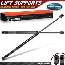 2x Universal Lift Supports Shock Gas Struts w/Spike Extended Length 19.69" 20lbs