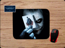 THE JOKER BATMAN INSPIRED ART CUSTOM MOUSE PAD DESK MAT HOME SCHOOL PC GAMING