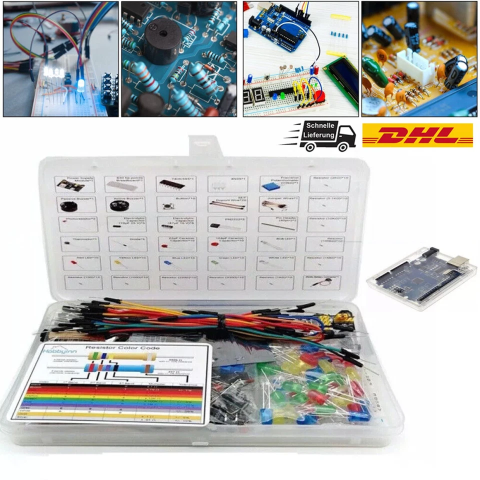 UNO R3 Starter Kit kompatibel mit Arduino IDE Elektronik Projekt Einsteigerset. - Bild 2 von 4