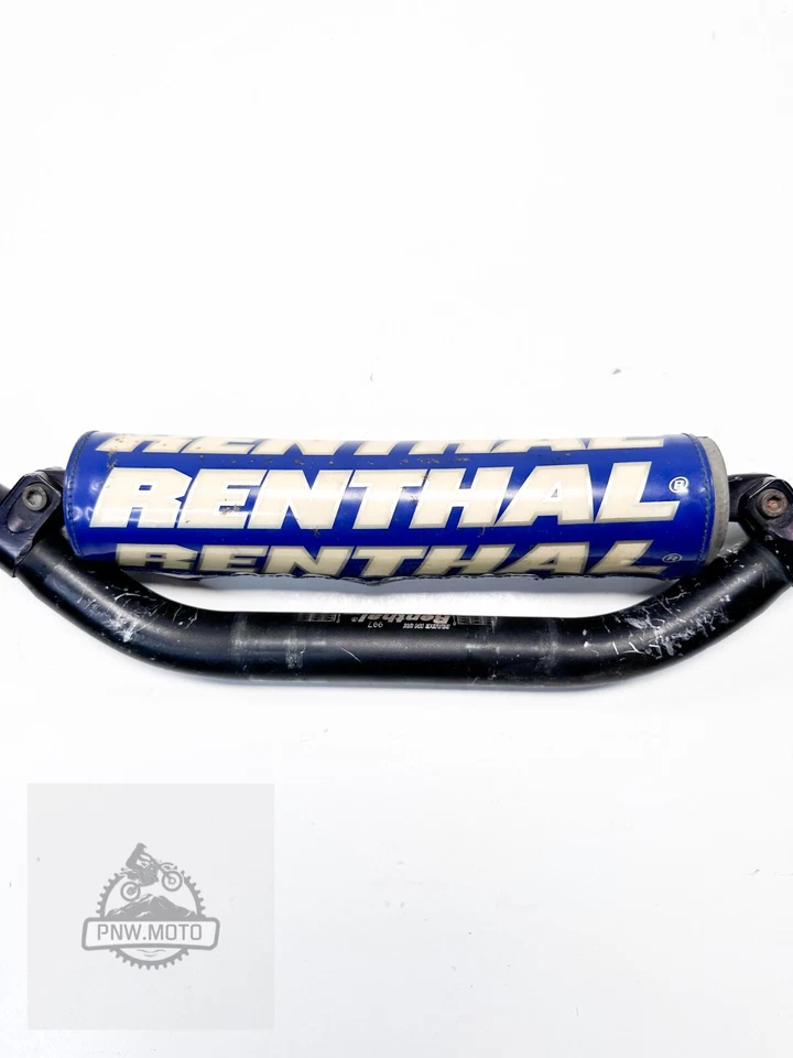 Renthal Twinwall Handlebar 997-01-BK-02-185 BLK Double Tubed HONDA YAMAHA SUZUKI - Image 4 of 4