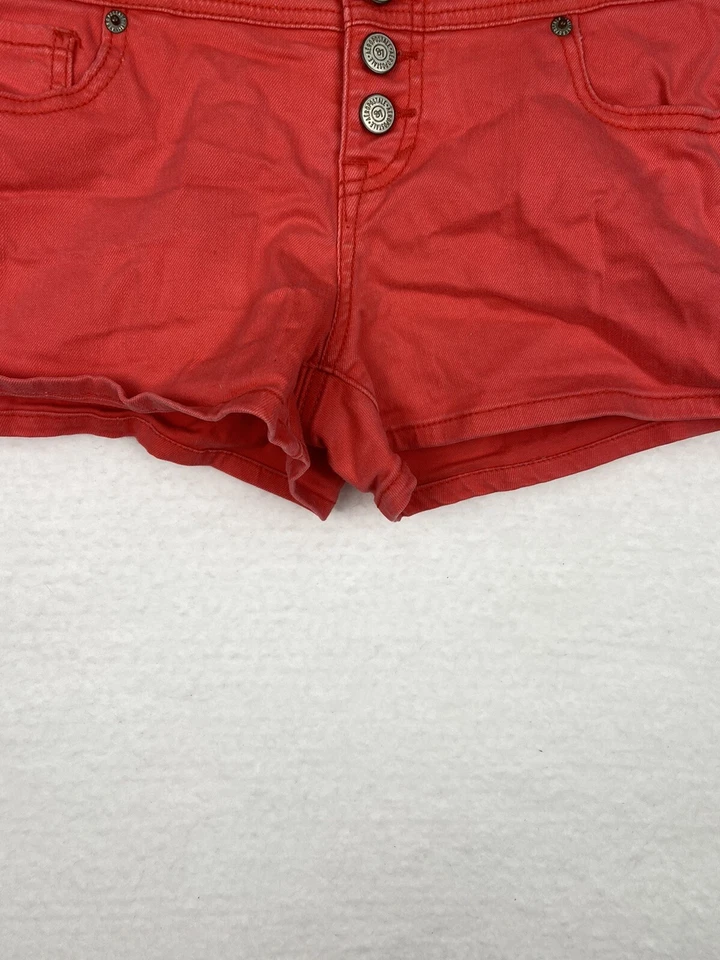 Pantalones Cortos Rosa Aeropostale Para Mujer 4 Tiro Alto Foto 4 de 4