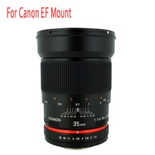 Rokinon 35mm F1.4 Wide Angle Lens for Canon EF Mount - 90 New
