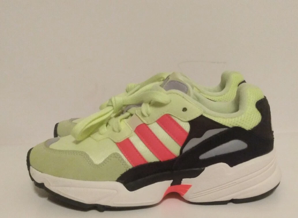 ADIDAS MEN S YUNG 96 HI RES YELLOW SOLAR RED WHITE SNEAKER