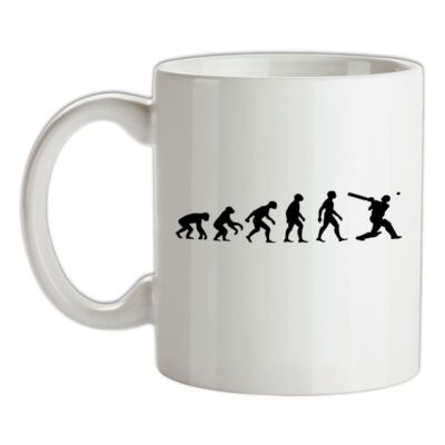 Evolution Of Man Cricket - Keramiktasse - Player Twenty Love Wickets Ball