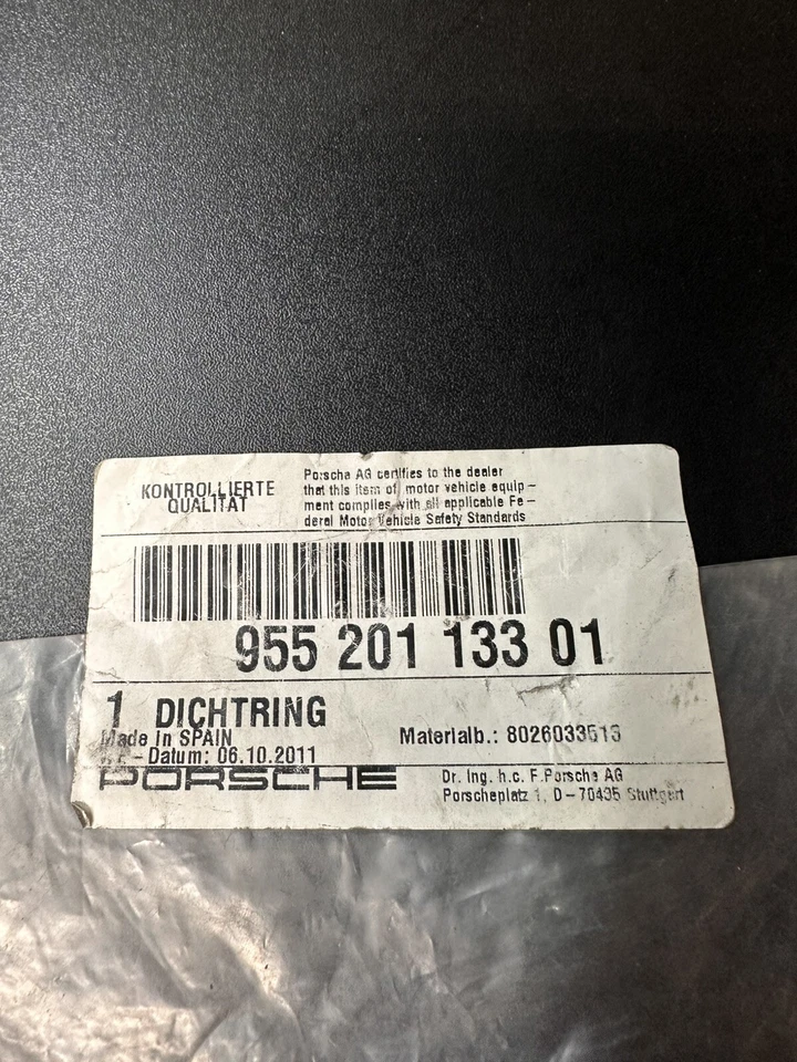 NUEVO Conjunto de tanque bomba de combustible sello Porsche Cayenne Panamera 95520113301 Foto 2 de 2