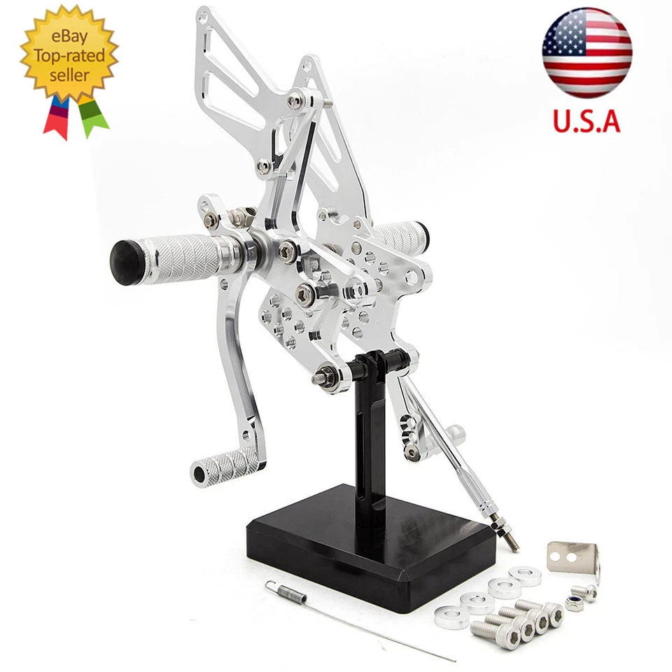 Para Suzuki GSXR750 GSXR600 1996-2005 CNC Reposapiés estriberas cambio de pedal Foto 2 de 4