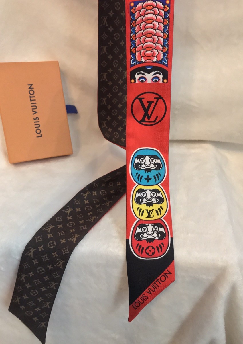 NEW LOUIS VUITTON Limited Edition KABUKI Monogram Silk Scarf