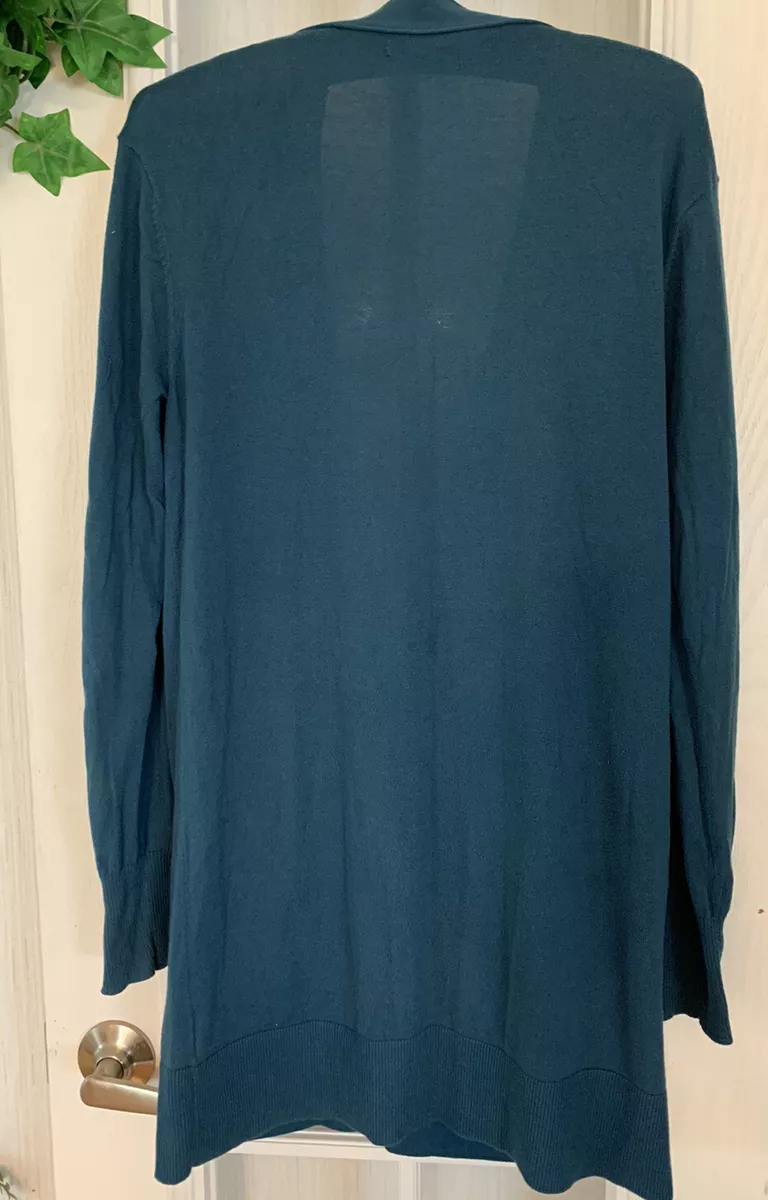 Peacock top blue cardigan