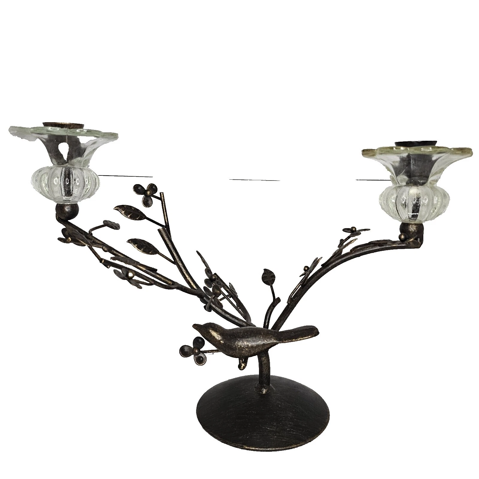 Candelabros de metal Marrón país francés y accesorios