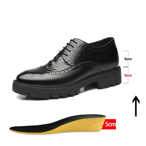 Chaussure homme top talon invisible