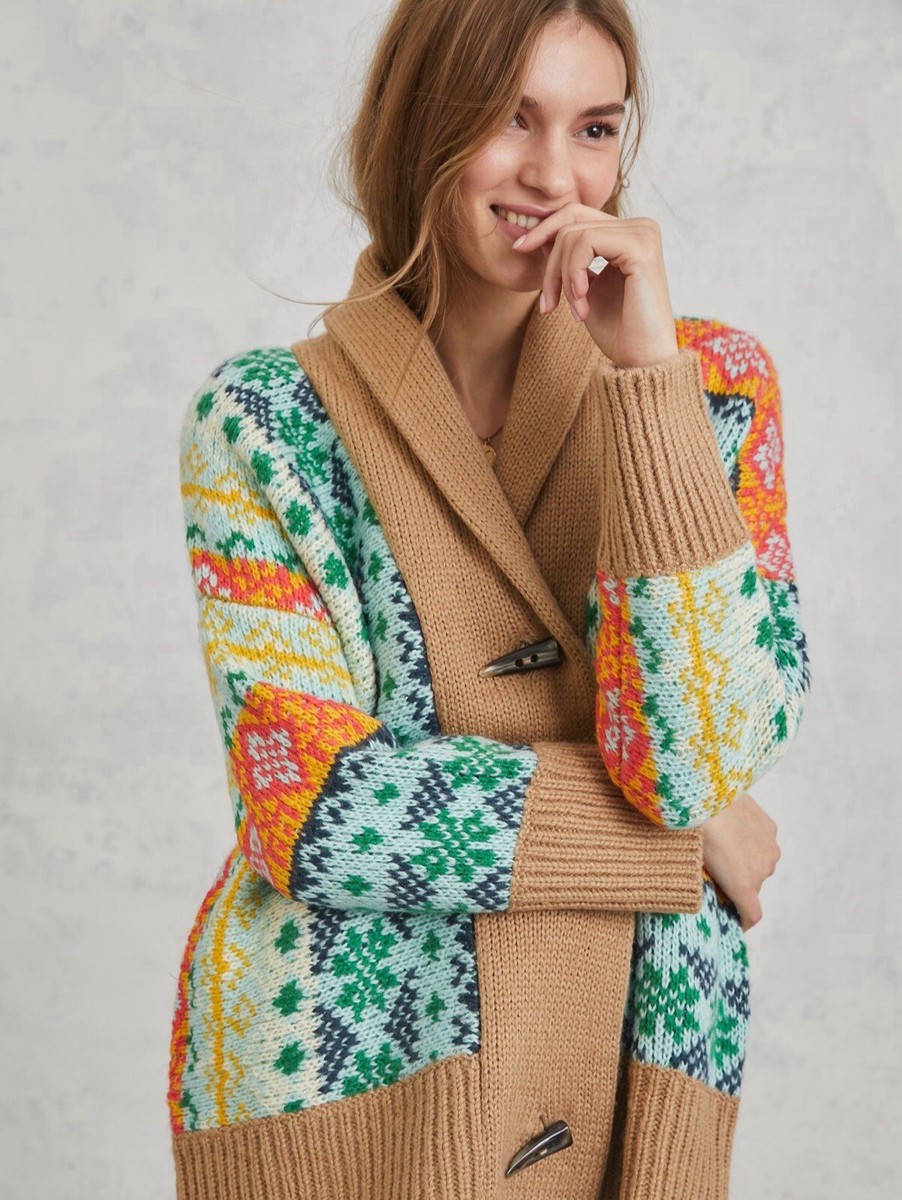 Preowned Anthropologie Carlotta Multicolored Shawl Cardigan M/L - Main Image