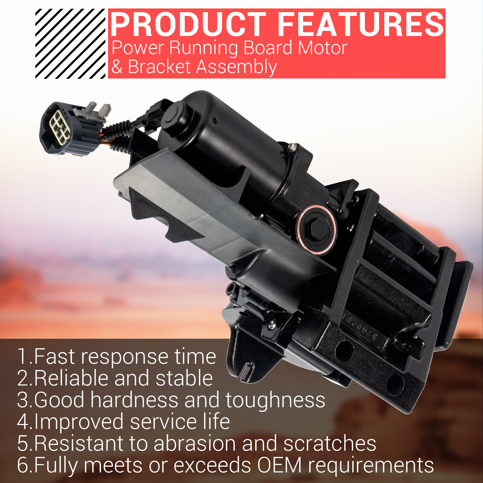 Driver Side Running Board Motor For Cadillac Escalade Suburban Yukon