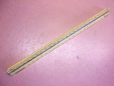Vintage DIETZGEN No. 31636 Architect Triangular 12" Wood Engineer Divided Ruler