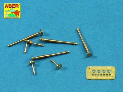 8mm HOTCHKISS M.1909 MACHINEGUN BARRELS (4pcs) to MK.A WHIPPET #35L199 1/35 ABER