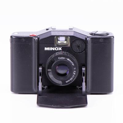 希少品 MINOX M.D.C MC Minoxar 35mm F2.8 Minox 35 EL Camera |Color - Minotar 35mm f2.8 Lens | Black