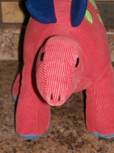 16 ZOLL GUND AAAAH DINOSAURIER STEGGY KORD ROTER DINO 319603 STOFFTIER PLÜSCHTIER - Bild 6 von 7