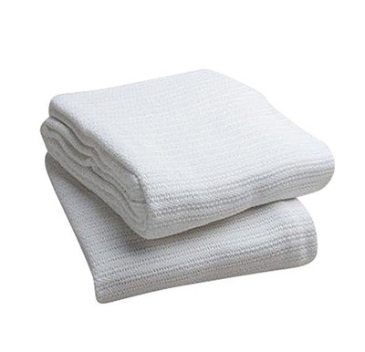 Elivo 100% Cotton Hospital Thermal Blankets - Open Weave ...