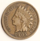 1905 (P) Indian Head Cent Extra Fine Penny XF See Pics #2138