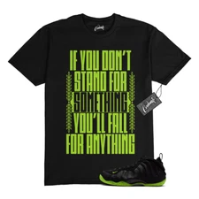 Foamposite Volt Black Air One T Shirt Match SFS