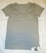 Women's Basic Short Sleeve Cotton V Neck T-Shirt with Pocket Size Small