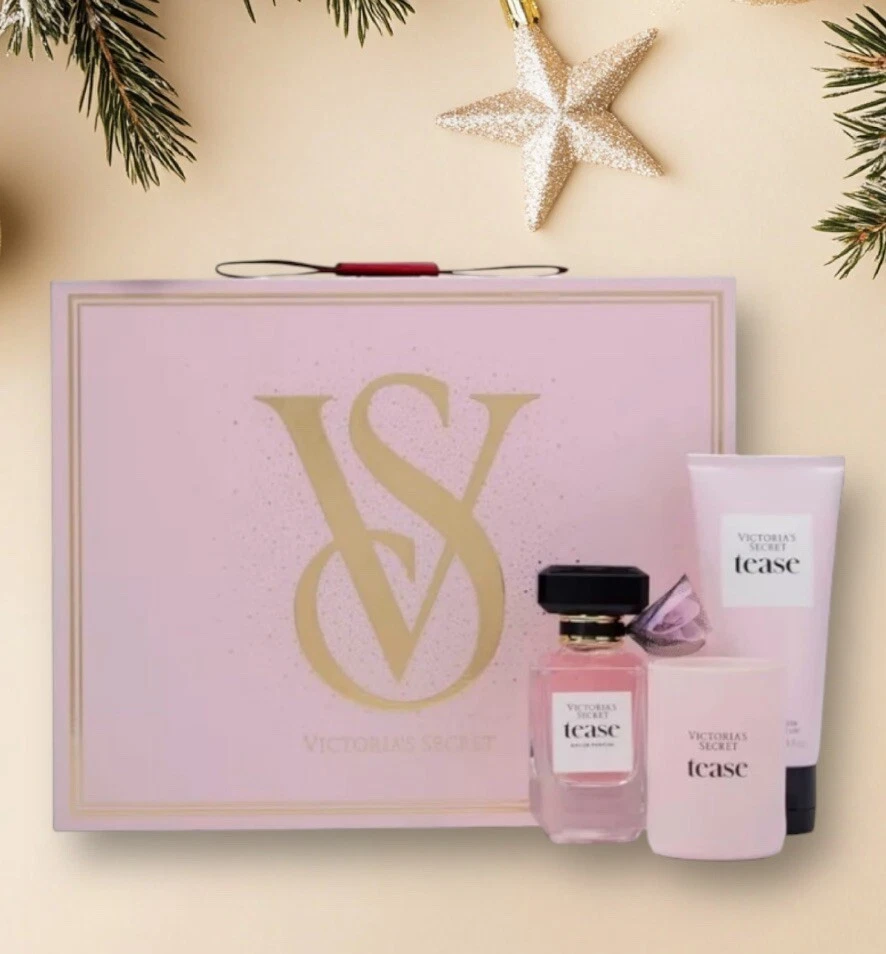 Victoria's Secret TEASE Eau De Parfum 1.7oz/50ml Perfume Set de Regalo 3 Piezas Foto 2 de 4