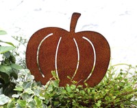 Gartendeko Gartenstecker Garten Deko Metall Rost Stecker Herbst KüRbis Halloween