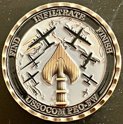 USSOCOM, U.S. Special Operations Command - PEO- Fixed Wing Challenge Coin