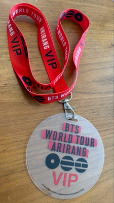 US Exclusive Official BTS ARIRANG VIP Soundcheck Lanyard New Kpop Japan