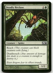 Deadly Recluse #165 Magic 2013 (M13) Common MTG