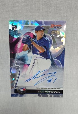 2020 Bowman's Best - Best of 2020 Autographs Shun Yamaguchi #B20-SY Atomic
