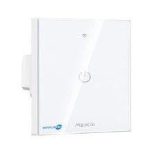 Maxcio KS-601 Smart Light Switch 1-Way In-Wall On/Off WiFi Alexa