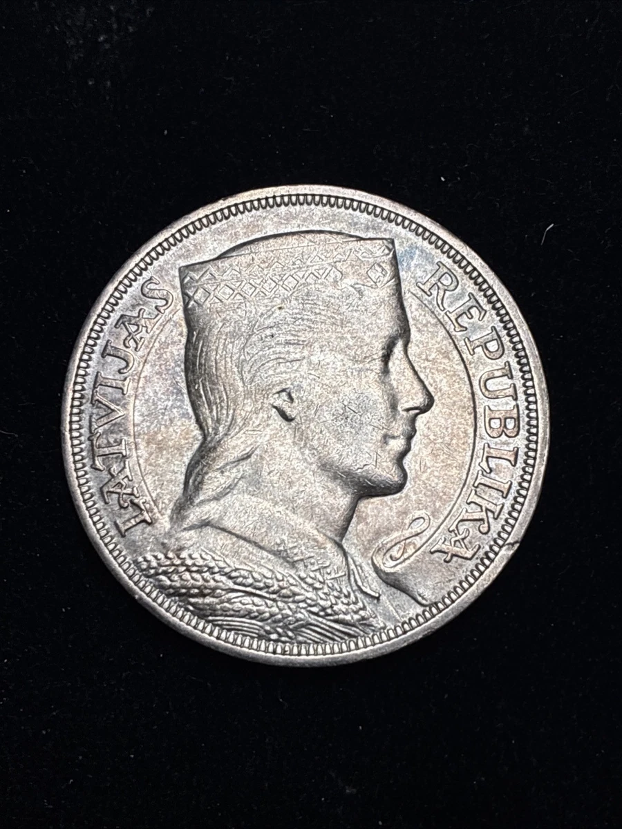 ラトビア銀貨5ラット 1931年25g ラトビア 1931年 銀貨 5ラティ NGC MS61 第一共和国 【公式通販】