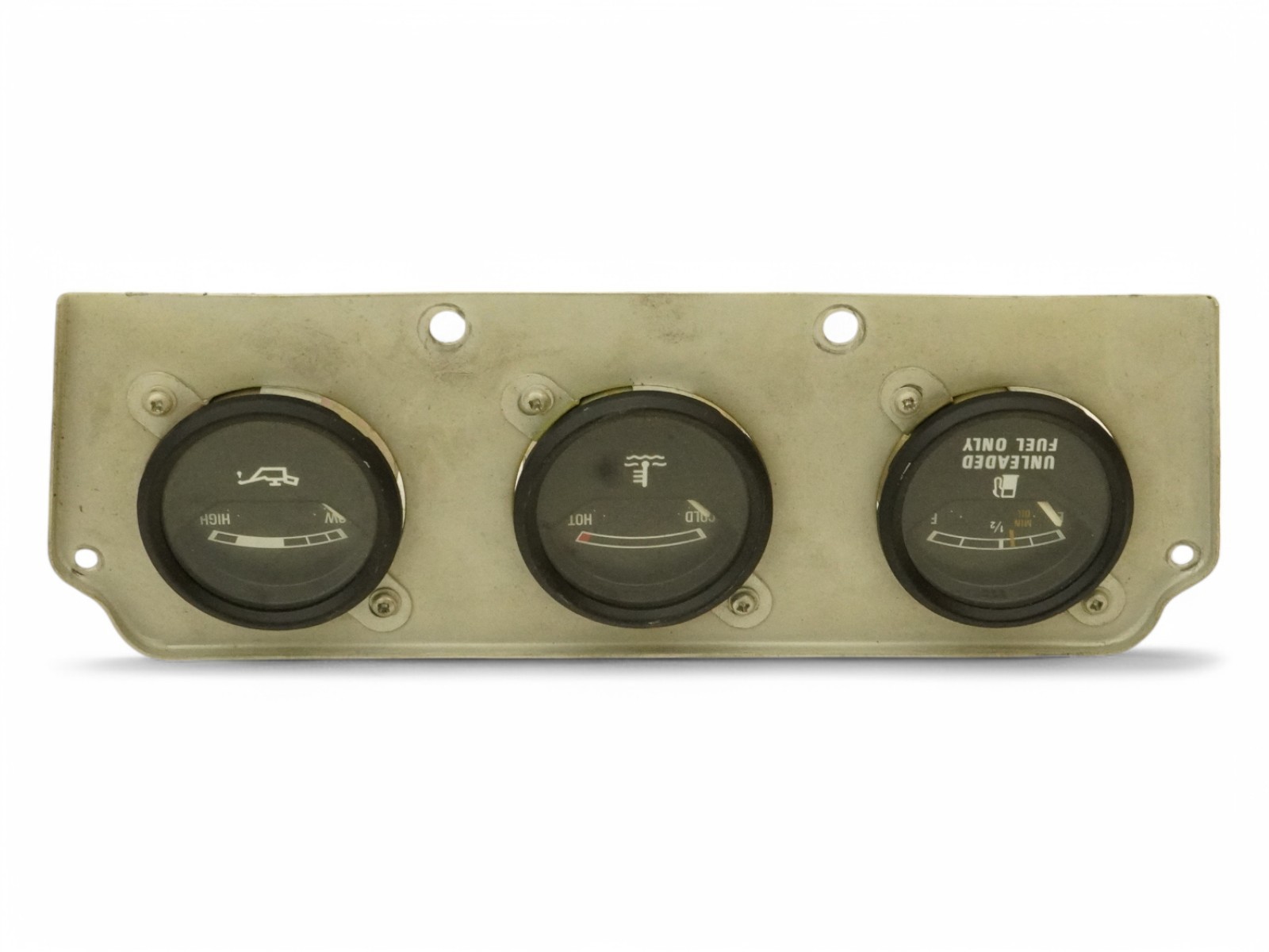 87-92 Bentley Mulsanne Oil Water Temperature Fuel Gauge Instrument Unit OEM