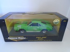 Vintage New Ertl 118 Diecast American Muscle Green 1969 Amc Amx Exclusive Color